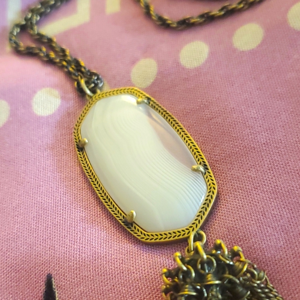 Kendra Scott Rayne Necklace, Gunmetal